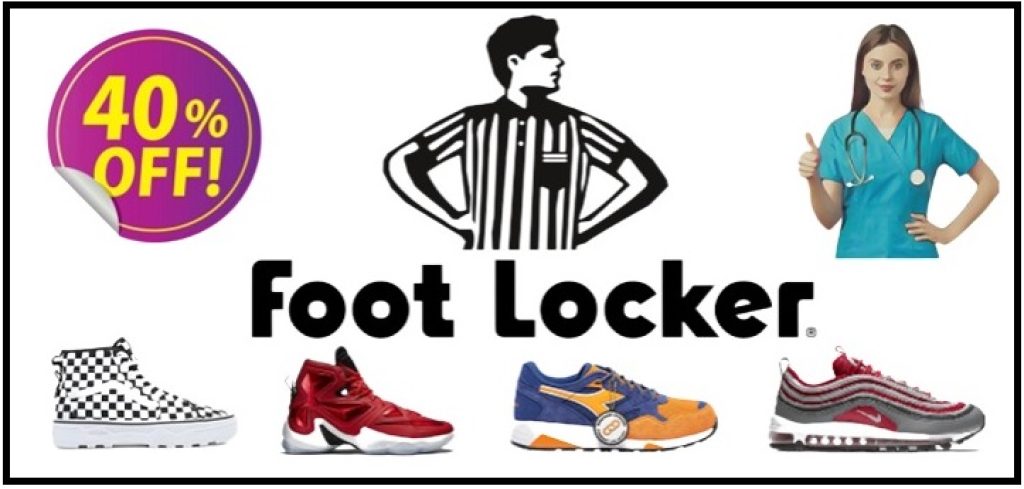 40% OFF Foot Locker Nurse Discount